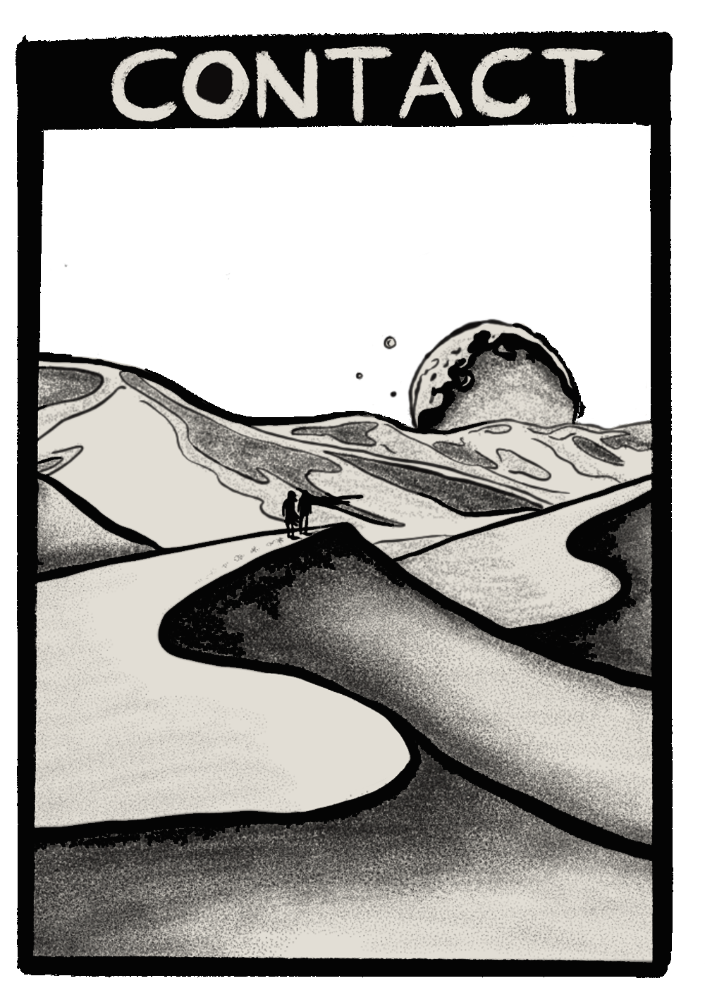 Dune Illustration designed by Ronja Hollkott
